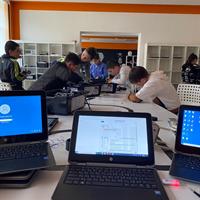 Занятие по робототехнике